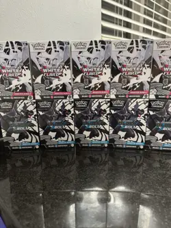 POKEMON TCG SCARLET VIOLET WHITE FLARE X5 BLACK BOLT X5 BOOSTER BUNDLE LOT OF 10 - Image 1