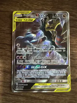 2019 Pokemon Garchomp & Giratina GX Black Star Promo SM193 Holo Tag Team - Image 1