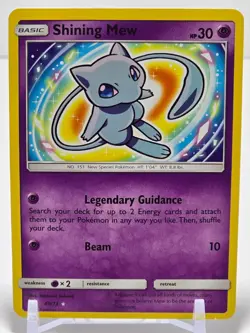 POKEMON Shining Mew 40/73 Holo Rare Shining Legends 2017 - Image 1