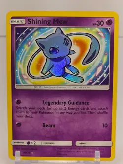 POKEMON Shining Mew 40/73 Holo Rare Shining Legends 2017 - Image 2