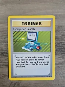 Pokemon TCG Computer search 71/102 Base Set TCG LP - Image 1