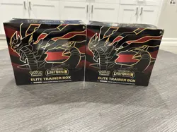 Lot of 2 - Pokemon Sword And Shield Lost Origin ETB Fast Shipping - Image 1