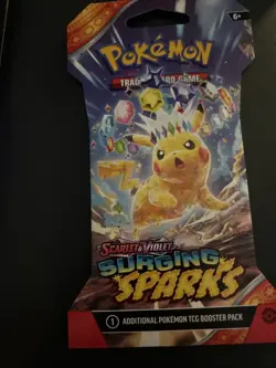 VERY HEAVY - 31.61g - Pokemon Surging Sparks Sleeved Booster Pack - SEALED! - Image 2