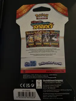 VERY HEAVY - 31.61g - Pokemon Surging Sparks Sleeved Booster Pack - SEALED! - Image 3
