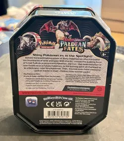 Pokemon Scarlet Violet Paldean Fates Charizard Tin, Sealed - Image 2