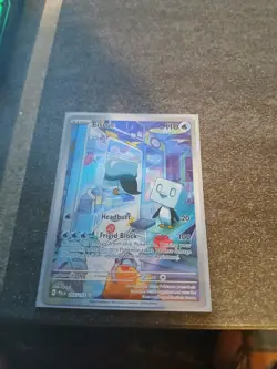 Pokemon TCG Eiscue 205/193 Paldea Evolved Holo Illustration Rare LP - Image 2