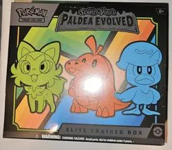 Nintendo Pokemon TCG Scarlet & Violet - Paldea Evolved Elite Trainer Box - 9 Pks - Image 1