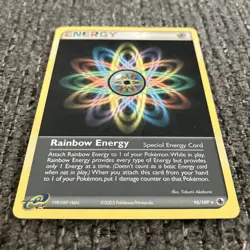 2003 Pokemon TCG EX Ruby & Sapphire Rainbow Energy 95/109 Card e-Reader - Image 4