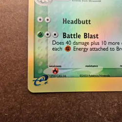 Breloom 16/109 Pokemon EX Ruby & Sapphire Reverse Holo Rare Card - LP - Image 4