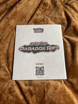 Pokemon Paradox Rift Roaring Moon Player's Guide Trading Card TCG ETB Book - Image 2