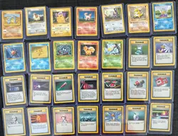 NM/LP COMPLETE Pokemon BASE Set 63 Card Rare/UNCOMMON/COMMON. Read Description - Image 2