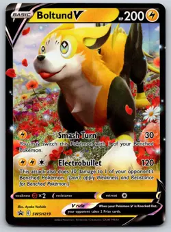 Boltund V - SWSH219 SWSH: Sword & Shield Promo Cards NM Pokemon Card TCG - Image 1