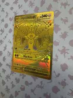 Mega Lucario Mega Hyper Rare EX Pokemon TCG Card Near Mint NM - Image 3