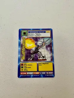 SkullMeramon Tb-07 | Digimon Taco Bell Promo Digi-Battle Card | Bandai 2000 - Image 1