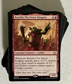 Krenko, Tin Street Kingpin Commander Deck Goblin Tribal EDH MTG 100 Cards - Image 1