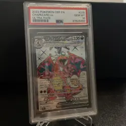 Pokemon Charizard EX Obsidian Flames Ultra Rare Card 215/197 PSA 10 Gem Mint - Image 1