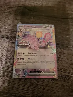 Espeon ex - Prismatic Evolutions Stamped 034/131 Miscellaneous Cards & Products - Image 1