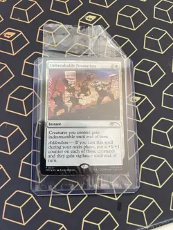 Unbreakable Formation MTG x Teenage Mutant Ninja Turtles Foil Promo SEALED NYCC - Image 1