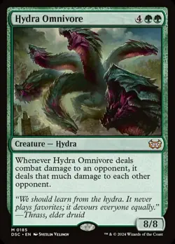 Near Mint, English - 2 x MTG Hydra Omnivore Commander: Duskmourn: House of Horro - Image 1