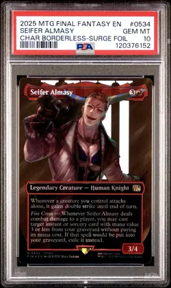 2025 MTG Final Fantasy SEIFER ALMASY * Character Surge Foil #0534 * PSA 10 - Image 1