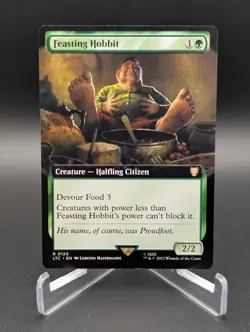 Feasting Hobbit (Extended Art) Commander: the Lord of the Rings: Tales of... - Image 1