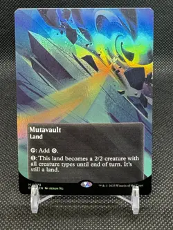 Mutavault Borderless Foil - EOE 0073 - NM - MTG Magic - Image 1