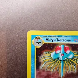 Misty's Tentacruel 10/132 Pokemon Gym Heroes Holo Rare Card - LP - Image 2