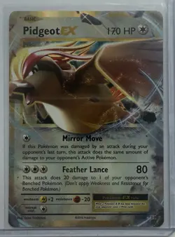 Pidgeot EX 64/108 XY Evolutions Ultra Rare Holo Pokemon 2016 - Image 1