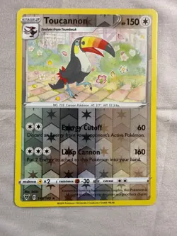 Toucannon 145/185 Reverse Holo - Vivid Voltage - Pokemon TCG NM - Image 1
