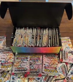 Prismatic Evolutions Booster Pack Lot of 36 FACTORY SEALED PACKS Pokemon TCG NEW - Image 1