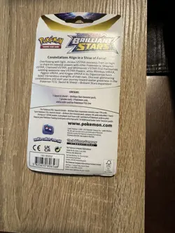 Pokemon Sword & Shield Brilliant Stars Checklane Packs Blister Booster- Sealed - Image 2