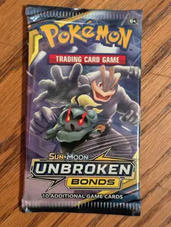 POKEMON TCG - UNBROKEN BONDS - BOOSTER PACK (1x Pack) BRAND NEW SEALED RARE - Image 1