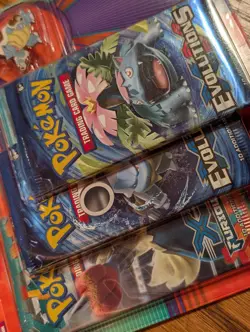 Pokemon 2016 XY 3 Pack Blister with Mega Blastoitse Pin (Two Evolutions Packs) - Image 3