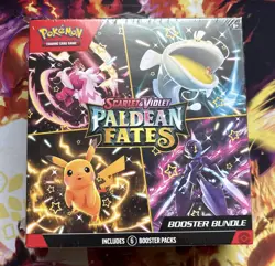 Pokemon TCG Scarlet & Violet Paldean Fates Booster Bundle - Image 1