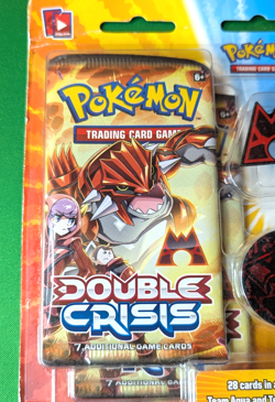 POKEMON TCG - Double Crisis - Blister Pack - Team Magma Pin - 4 Packs - Sealed - Image 3