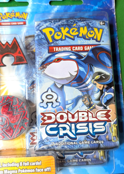 POKEMON TCG - Double Crisis - Blister Pack - Team Magma Pin - 4 Packs - Sealed - Image 4