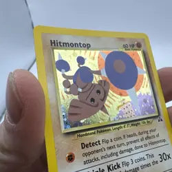 Hitmontop 3/75 Holo Neo Discovery Pokemon TCG (LP) - Image 2