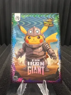The Iron Giant (Pikachu) #165 - Wave Holo - Electric Pikachu Cosplay - Pokemon - Image 1