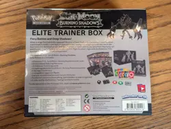 Pokemon Sun & Moon TCG Burning Shadows ETB Elite Trainer Box SEALED (8 Packs) - Image 3