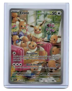 Eevee Illustration Rare Twilight Masquerade 188/167 Pokemon English - Image 1