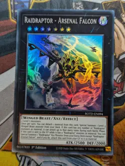 Raidraptor - Arsenal Falcon - ROTD-EN094 - Super Rare - Image 1