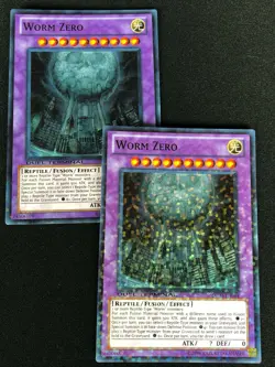 YUGIOH WORM ZERO DT03-EN084 SUPER X2 (NM) - Image 1