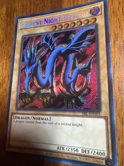 Yu-Gi-Oh Serpent Night Dragon Secret Rare 25th Anniversary SRL-EN103 Pack Fresh - Image 2
