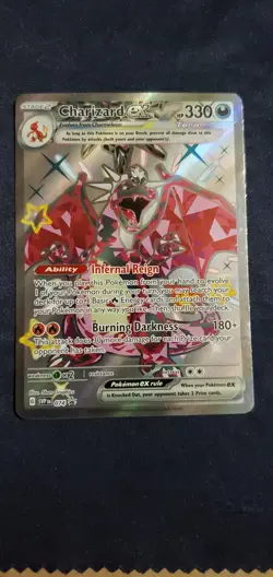 Charizard ex 074 Sv: Scarlet & Violet Black star Promo Cards Holo - Image 1