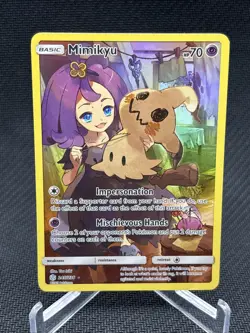 Mimikyu - 245/236 Cosmic Eclipse Secret Character Rare Holo Pokemon Card - NM - Image 1