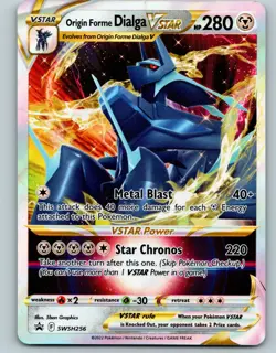 Pokemon Origin Forme Dialga VSTAR Promo: Sword & Shield Promo Cards SWSH256 NM - Image 1