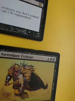 Plague Wind & Ascendant Evincar, wear to top 10th Ed rare MTG 2 Card. - Image 4