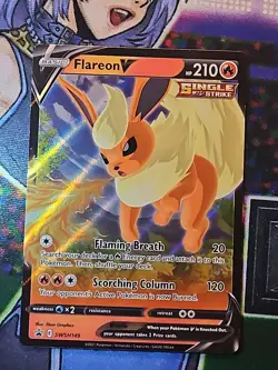 Flareon V SWSH149 SWSH: Sword & Shield Black Star Promo Holo Card - Image 1