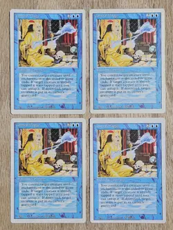 MTG - (x15) Blue "Enchant & Creature" Cards. Various Sets. All Mint or NM - Image 1