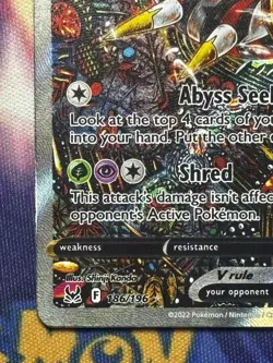 Giratina V Alt Art #186/196 SWSH Lost Origin Holo Pokemon Card TCG Near Mint 💎 - Image 5